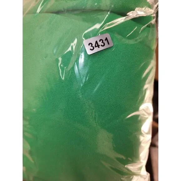 Alexia Admor Dress Size 2x Green August Draped Deep Vneck Fit & Flare Maxi 7522 - Picture 12 of 12